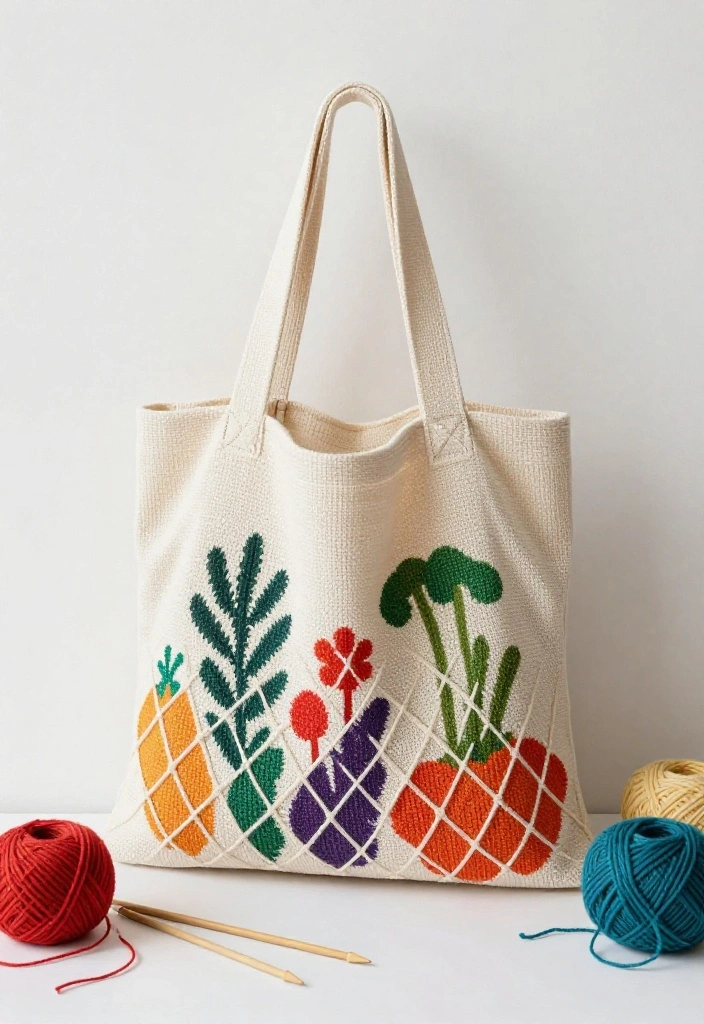 10 Eco-Friendly Beginner Knitting Projects That Are Kind to the Planet! - 5. Eco-Friendly Tote Bags 1