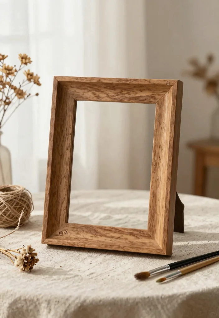 11 Gorgeous Wedding Photo Frames You Can DIY for Your Big Day (Wait for #4!) - 1. Rustic Wooden Frame 1