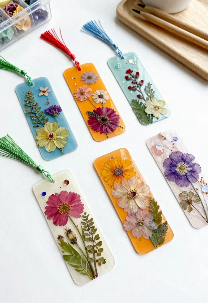 12 Stunning Resin Art Tutorials That Will Inspire Your Next Craft (Look Out for #8!) - 11. Unique Resin Bookmarks 1