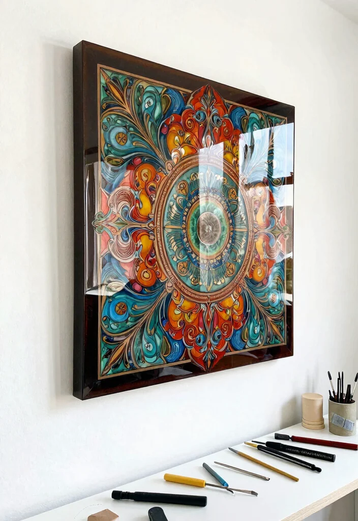 12 Stunning Resin Art Tutorials That Will Inspire Your Next Craft (Look Out for #8!) - 7. Resin Wall Art 1