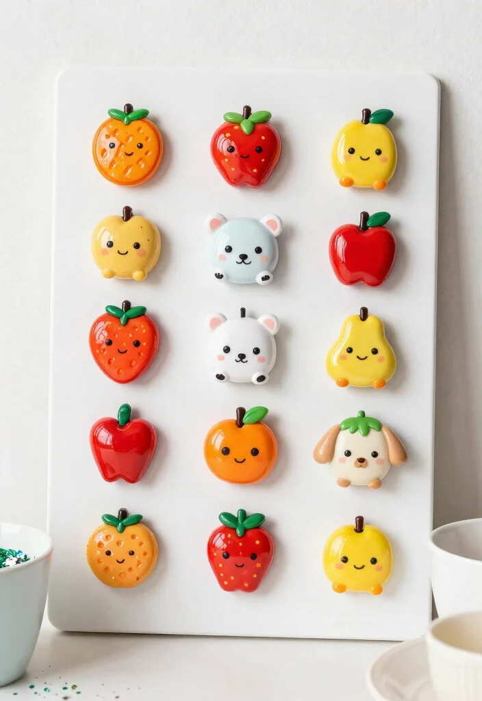 12 Stunning Resin Art Tutorials That Will Inspire Your Next Craft (Look Out for #8!) - 8. Whimsical Resin Magnets (You MUST Try This!) 1