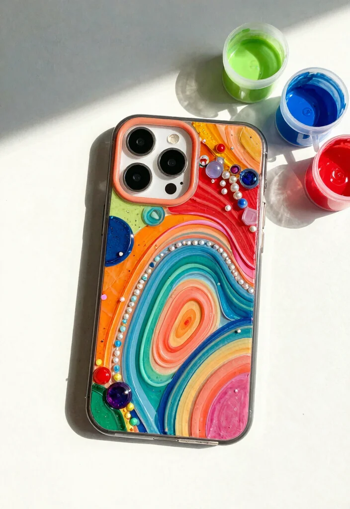 12 Stunning Resin Art Tutorials That Will Inspire Your Next Craft (Look Out for #8!) - 9. Resin Art Phone Cases 1