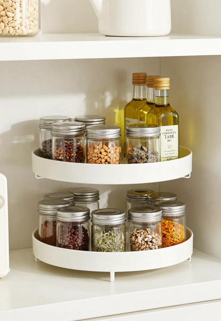 13 Easy Tips for Modern Kitchen Organization That Will Blow Your Mind! - 11. Use a Lazy Susan 1