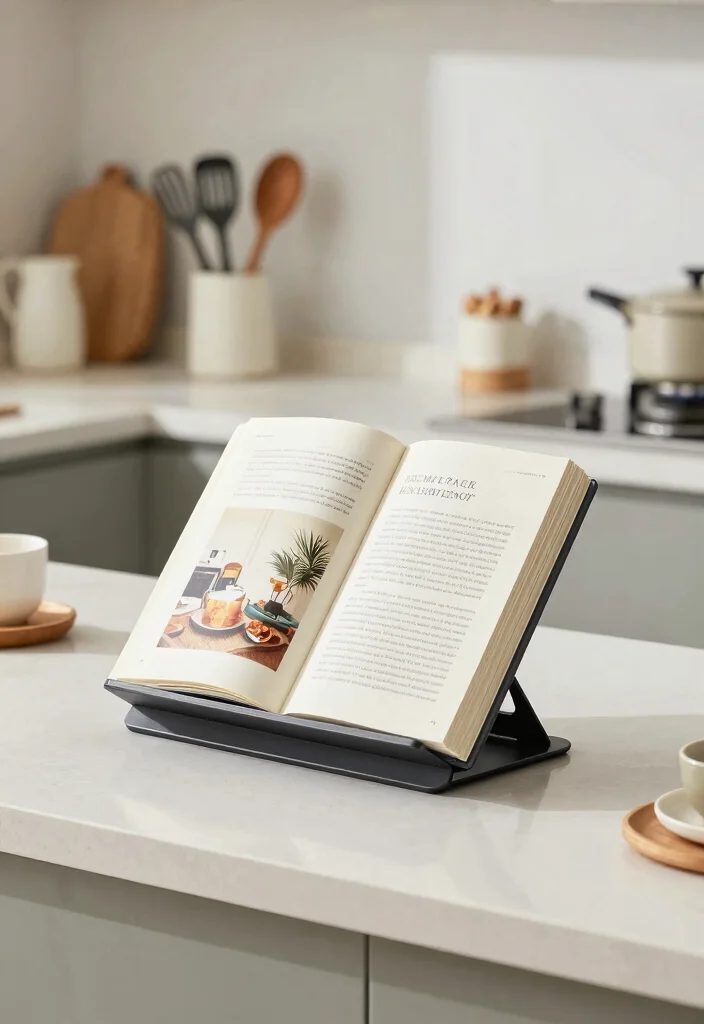 13 Easy Tips for Modern Kitchen Organization That Will Blow Your Mind! - 7. Create a Cookbook Stand 1