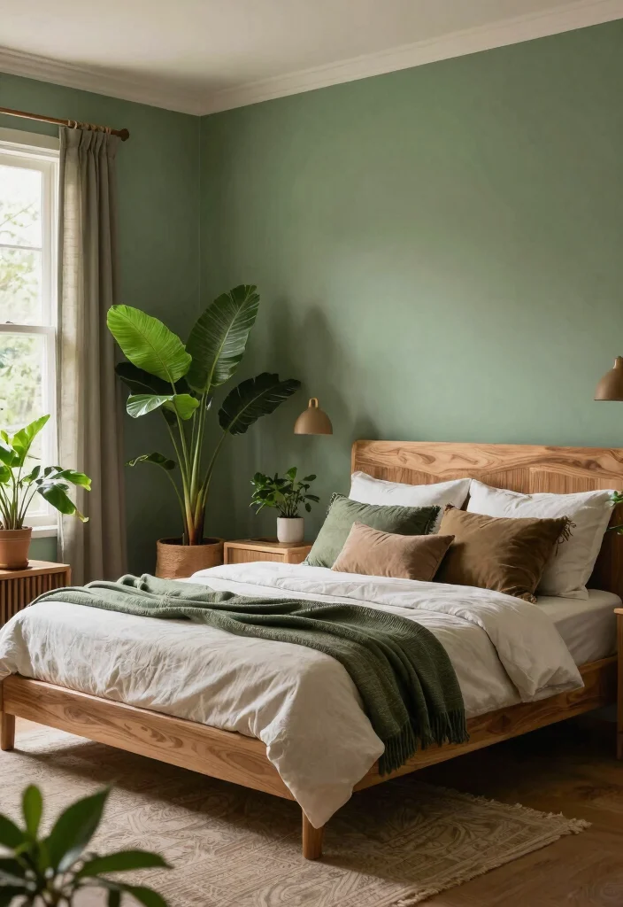 14 Boho Chic Bedroom Styles That Will Transform Your Space Into a Dreamy Oasis! - 12. Nature-Inspired 1