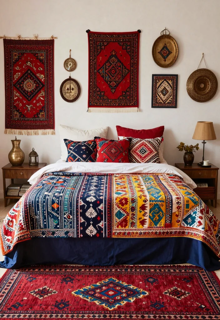 14 Boho Chic Bedroom Styles That Will Transform Your Space Into a Dreamy Oasis! - 13. Global Inspiration 1
