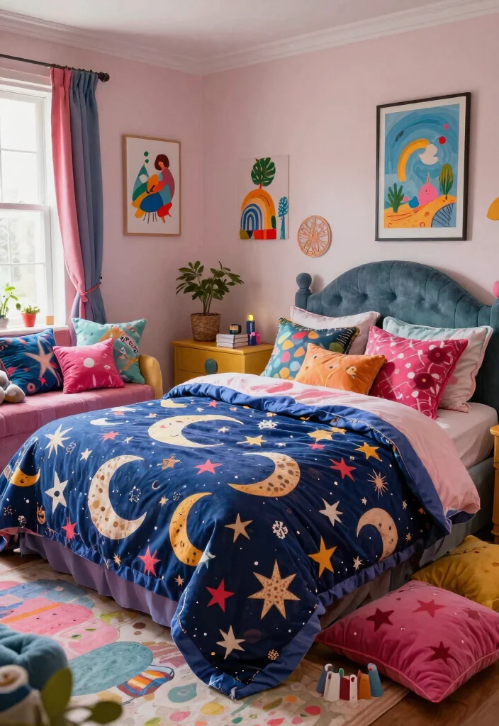 14 Boho Chic Bedroom Styles That Will Transform Your Space Into a Dreamy Oasis! - 14. Whimsical Dreamscape 1