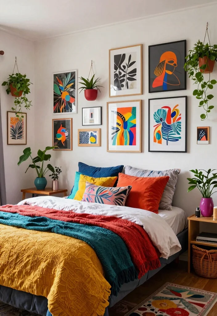 14 Boho Chic Bedroom Styles That Will Transform Your Space Into a Dreamy Oasis! - 7. Artistic Expression 1