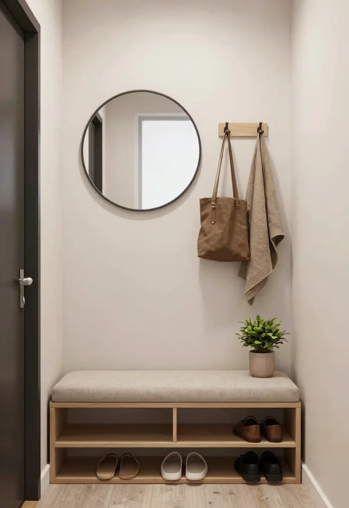 14 Essential Minimalist Decor Tips That Will Change Your Home Forever! - 12. Curate a Functional Entryway 1