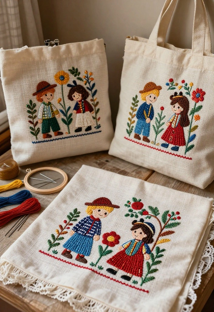 15 Handmade Gifts for Friends That Will Make Them Swoon (Don't Miss #7!) - 14. Embroidered Keepsake Items 1