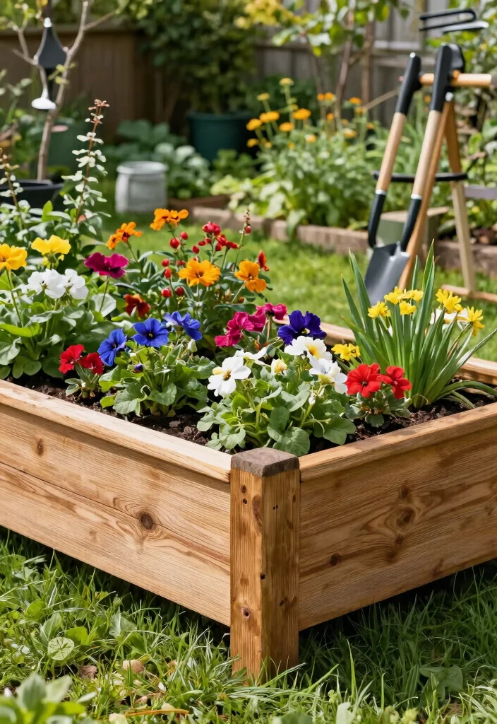 17 Unique Outdoor DIY Projects to Create Custom Garden Furniture (Get Inspired by #4!) - 15. Reclaimed Wood Garden Bed Frame 1