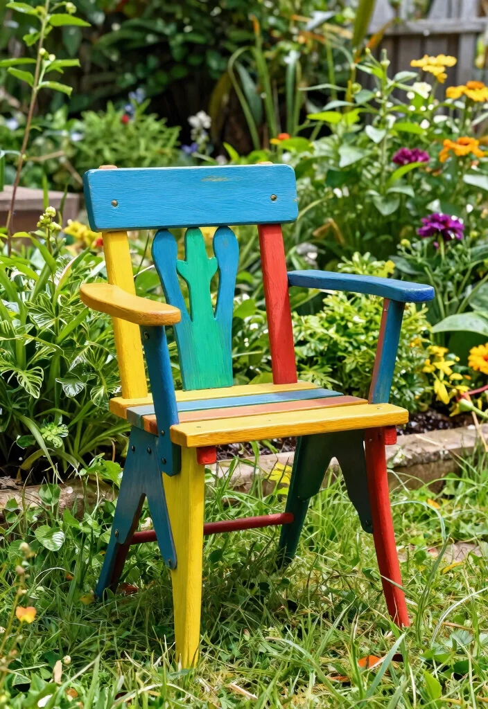 17 Unique Outdoor DIY Projects to Create Custom Garden Furniture (Get Inspired by #4!) - 17. Unique Garden Art Furniture 1