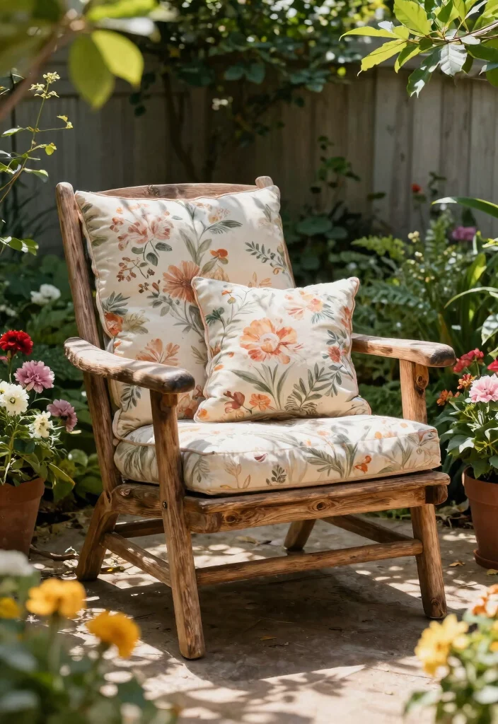 17 Unique Outdoor DIY Projects to Create Custom Garden Furniture (Get Inspired by #4!) - 4. Cozy Lounge Chair Made from Old Wood 1