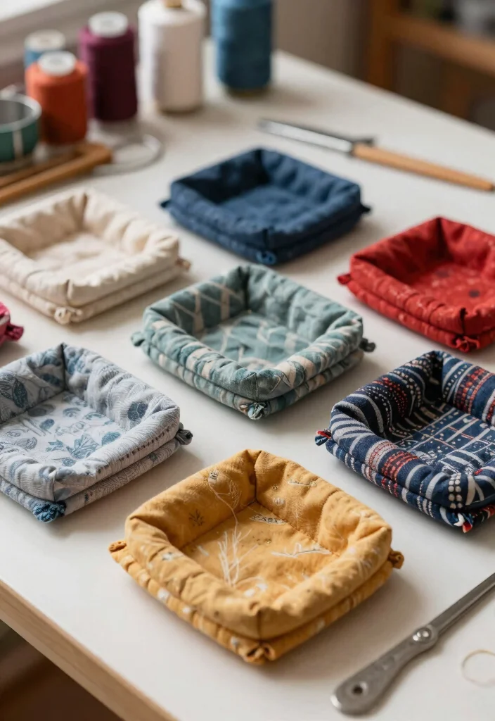 18 Creative Fabric Scrap Crafts for Unique Handmade Gifts (Your Friends Will Love #4!) - 14. Fabric Scrap Pot Holders 1