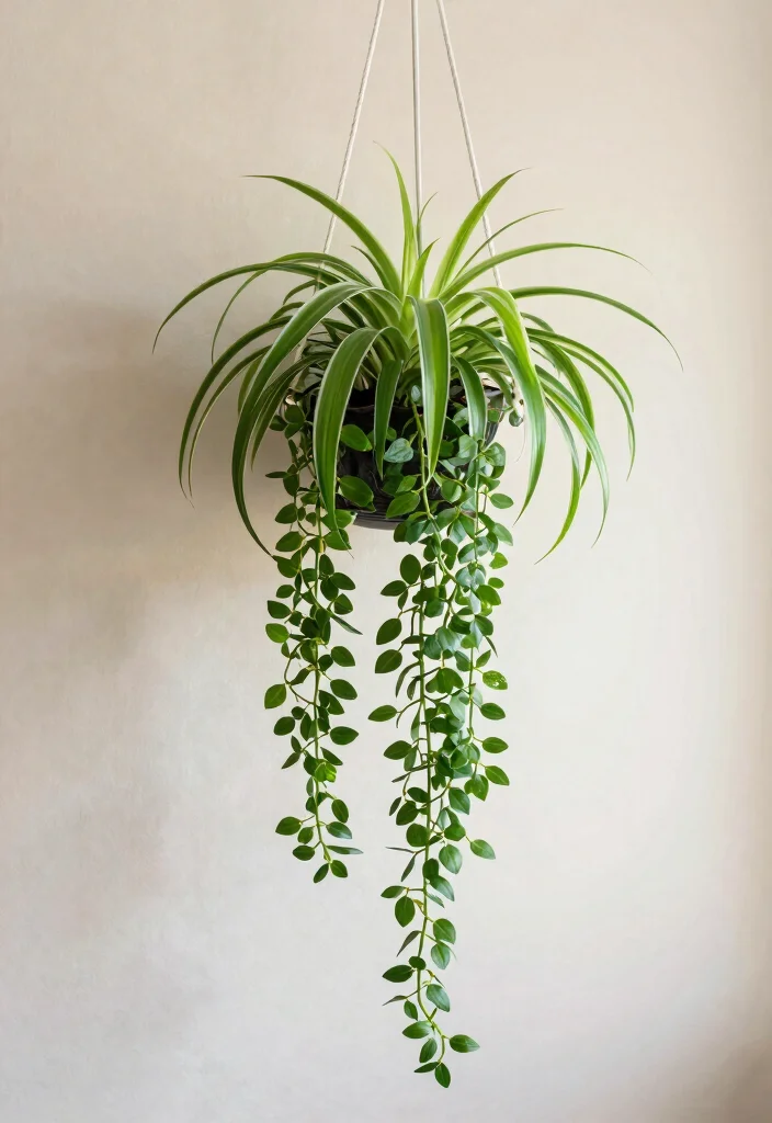 19 Sustainable Indoor Plants for a Greener Home (You Won't Believe #11!) - 5. Spider Plant 1
