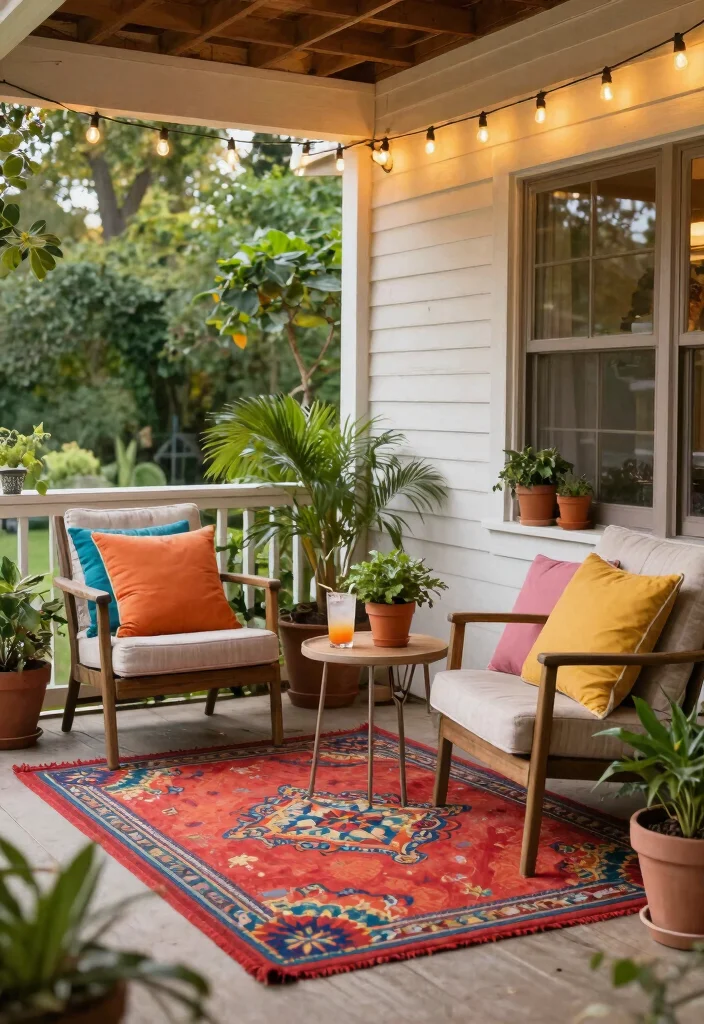 20 DIY Outdoor Improvements That'll Boost Your Home's Curb Appeal (Don't Miss #6!) - 10. Inviting Porch Decor 1