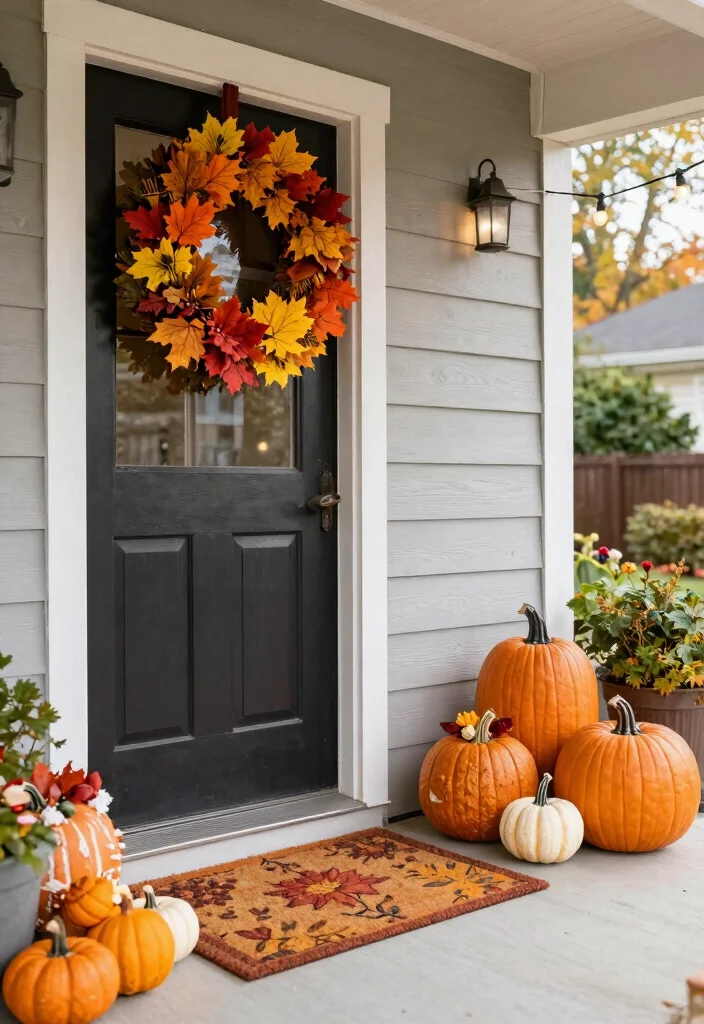 20 DIY Outdoor Improvements That'll Boost Your Home's Curb Appeal (Don't Miss #6!) - 14. Seasonal Outdoor Decor 1