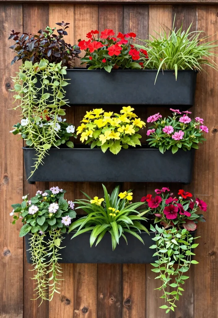 20 DIY Outdoor Improvements That'll Boost Your Home's Curb Appeal (Don't Miss #6!) - 18. Vertical Gardens for Limited Spaces 1