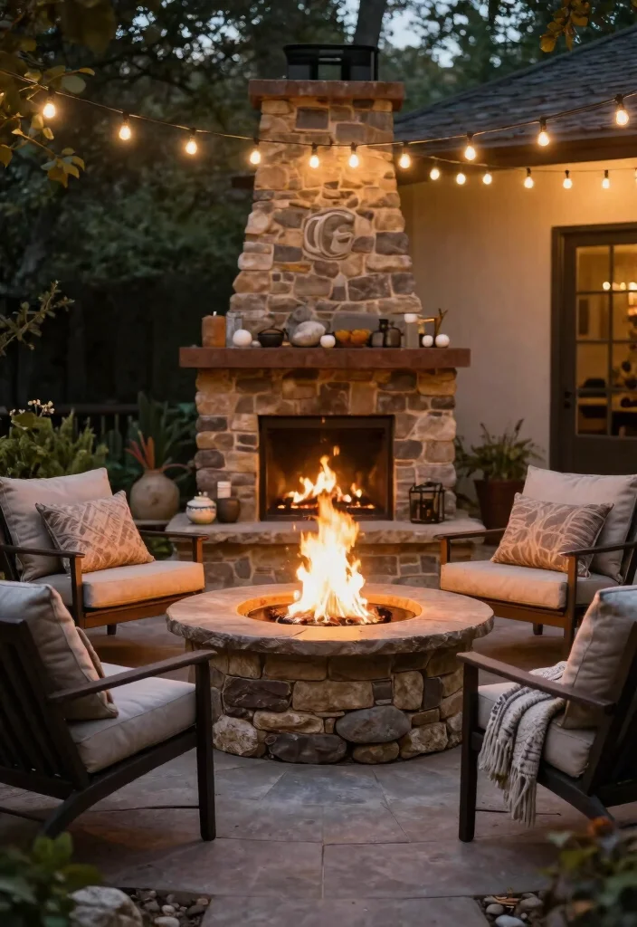 20 DIY Outdoor Improvements That'll Boost Your Home's Curb Appeal (Don't Miss #6!) - 20. Outdoor Fire Pit Area 1