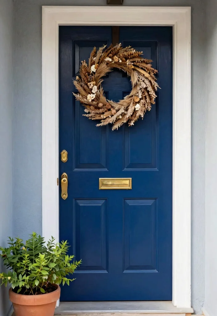20 DIY Outdoor Improvements That'll Boost Your Home's Curb Appeal (Don't Miss #6!) - 5. Beautifully Painted Front Door 1
