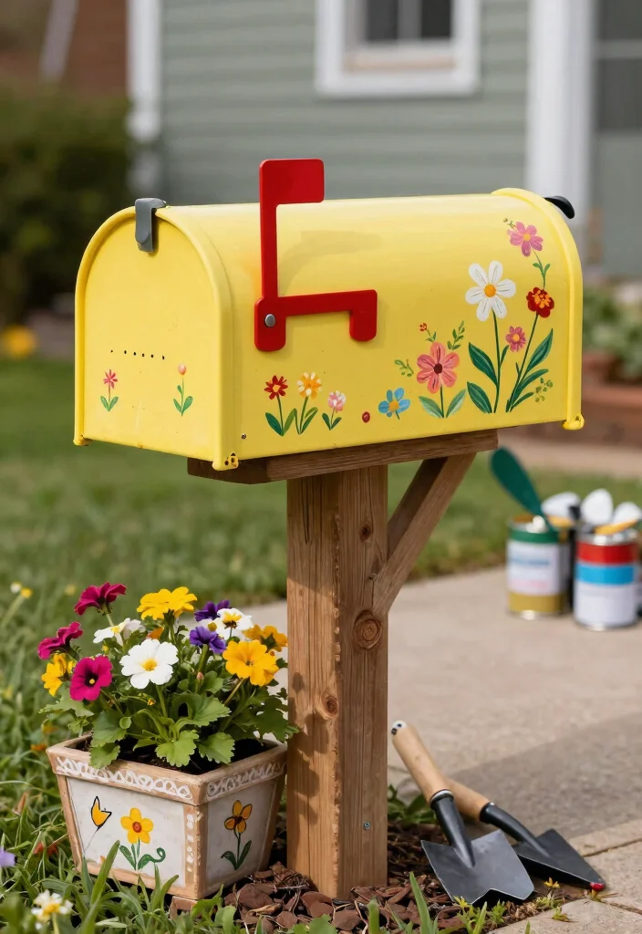 20 DIY Outdoor Improvements That'll Boost Your Home's Curb Appeal (Don't Miss #6!) - 6. Unique Mailbox Makeover 1