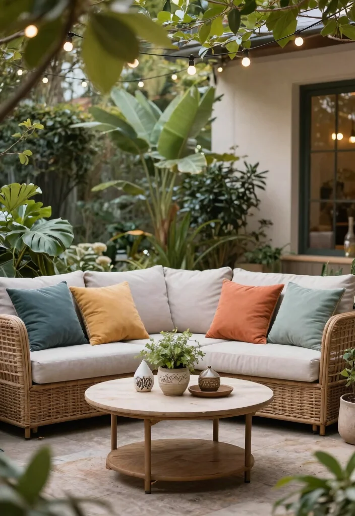 20 DIY Outdoor Improvements That'll Boost Your Home's Curb Appeal (Don't Miss #6!) - 7. Cozy Outdoor Furniture 1