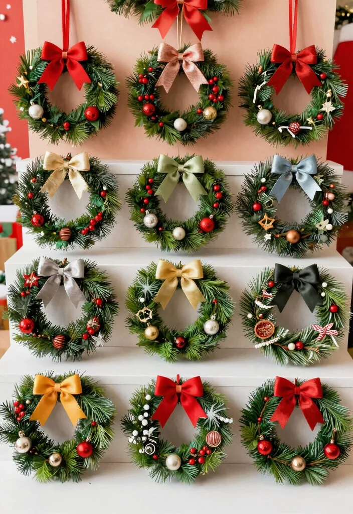 20 Easy Seasonal DIY Ornaments You Can Make in Under an Hour (Your Guests Will Be Impressed!) - 14. Holiday Wreath Ornaments 1