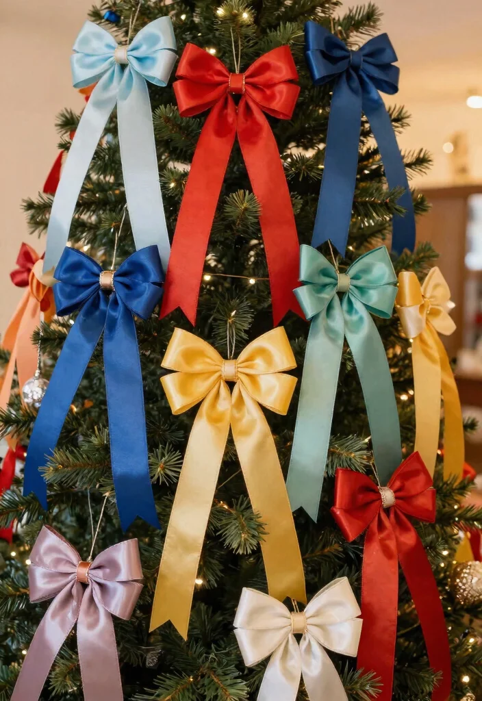 20 Easy Seasonal DIY Ornaments You Can Make in Under an Hour (Your Guests Will Be Impressed!) - 18. Bow Ornaments 1