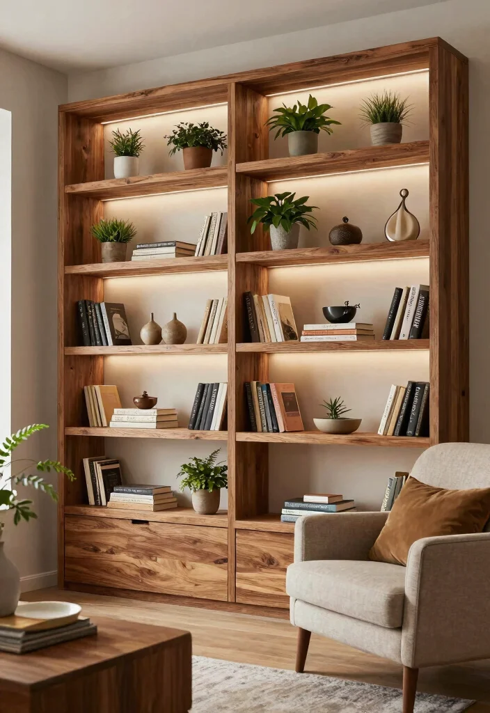 21 Rustic Home Accents with a Modern Twist That Will Change Your Style Forever (Find Out #8!) - 14. Beautifully Crafted Shelves 1
