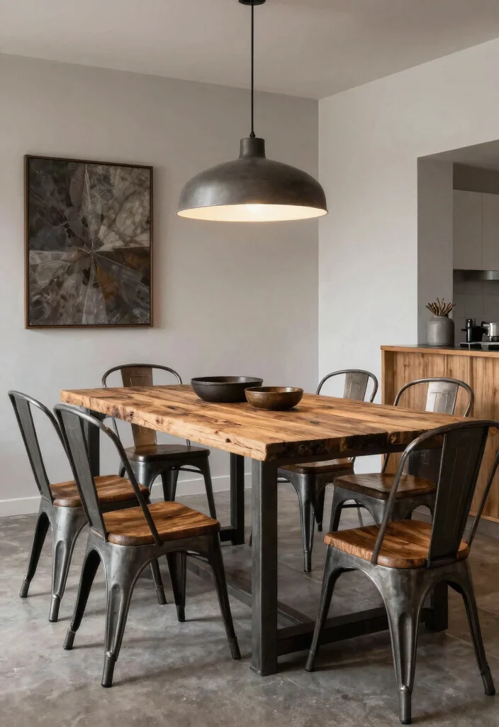 21 Rustic Home Accents with a Modern Twist That Will Change Your Style Forever (Find Out #8!) - 15. Industrial-Style Furniture 1