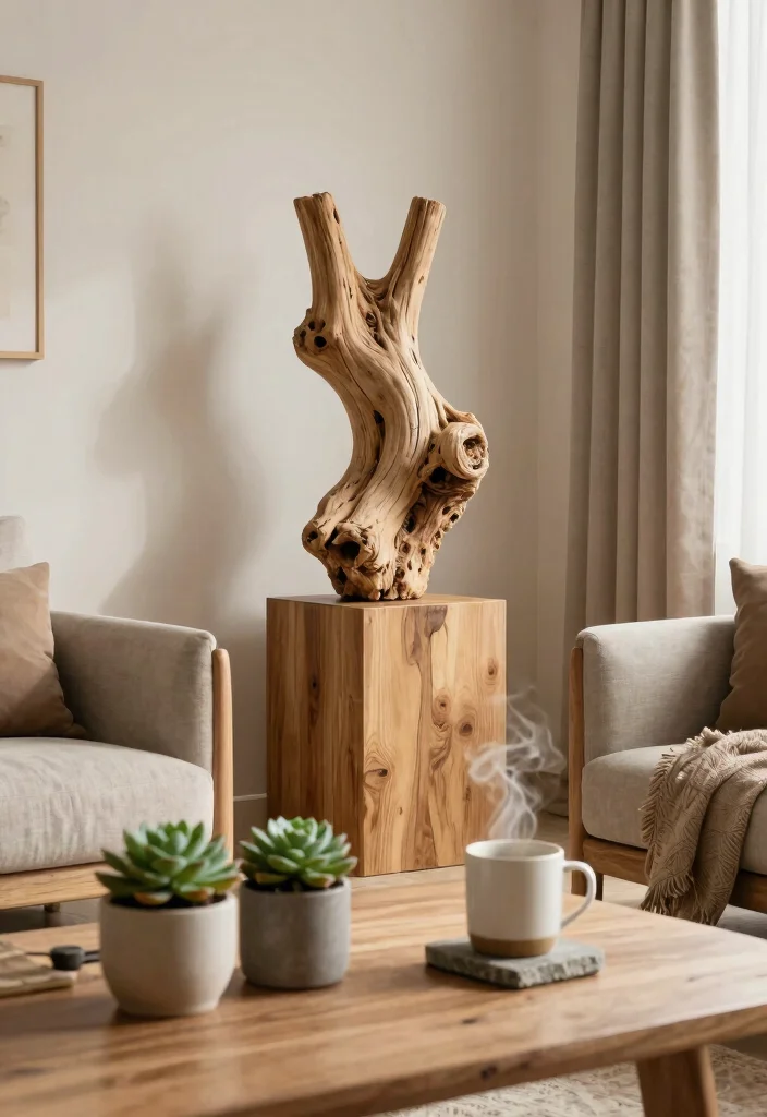 21 Rustic Home Accents with a Modern Twist That Will Change Your Style Forever (Find Out #8!) - 6. Natural Element Decor 1