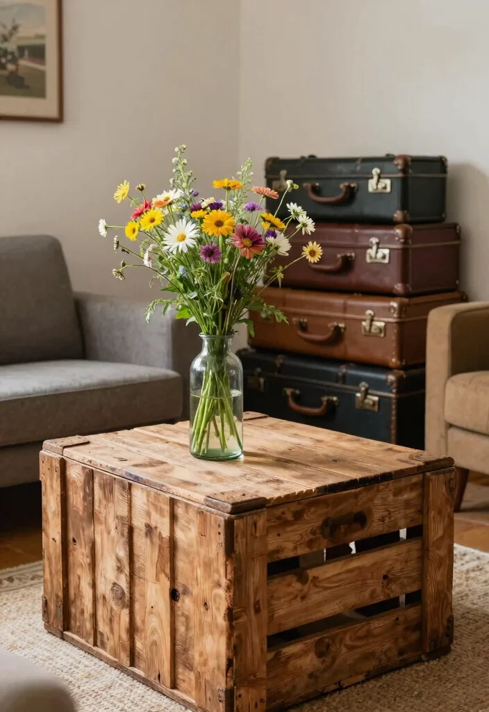 21 Rustic Home Accents with a Modern Twist That Will Change Your Style Forever (Find Out #8!) - 7. Upcycled Decor Items 1
