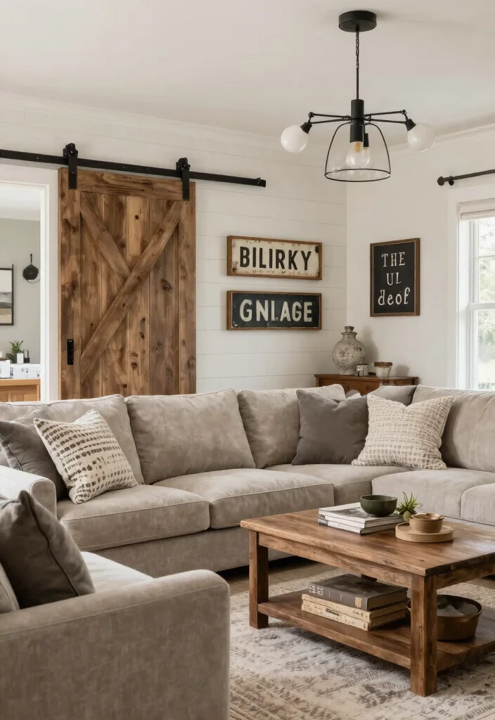 21 Rustic Home Accents with a Modern Twist That Will Change Your Style Forever (Find Out #8!) - 9. Farmhouse-Inspired Accents 1