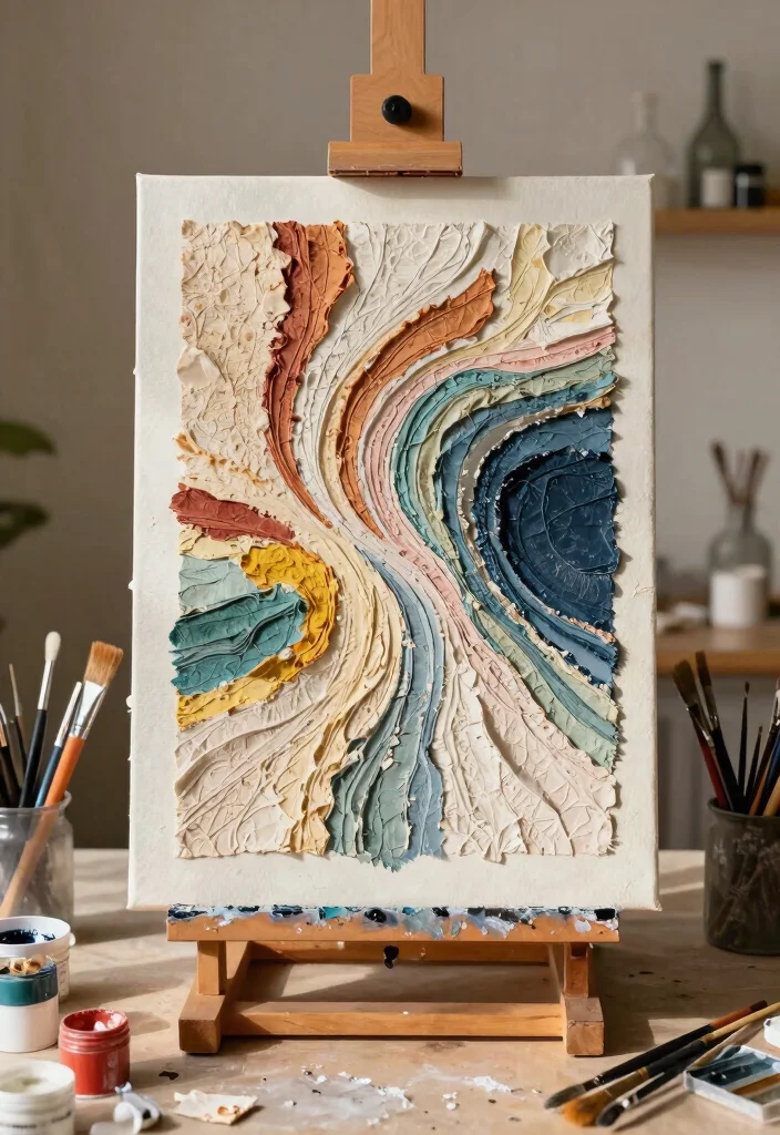 21 Stunning Paper Mache Methods That Will Inspire Your Next Project! - 15. Textured Wall Art 1