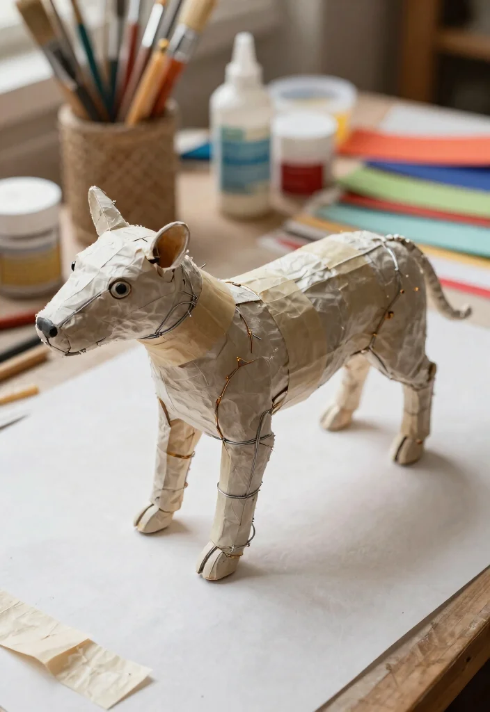 21 Stunning Paper Mache Methods That Will Inspire Your Next Project! - 2. Sculpting with Wire Armature 1