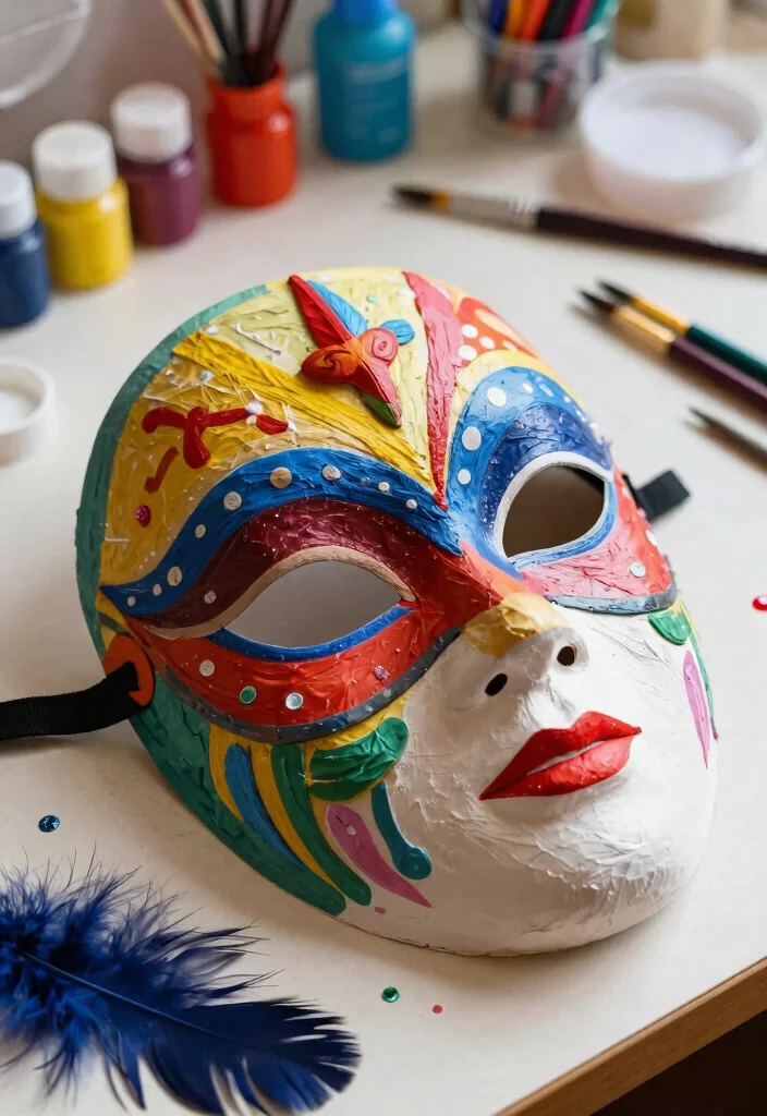 21 Stunning Paper Mache Methods That Will Inspire Your Next Project! - 6. Paper Mache Masks 1
