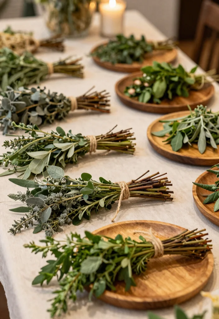22 Eco-Friendly Craft Ideas for Party Decorations That Will Wow Your Guests (Good Luck Choosing Just One!) - 12. Herb Bundles 1