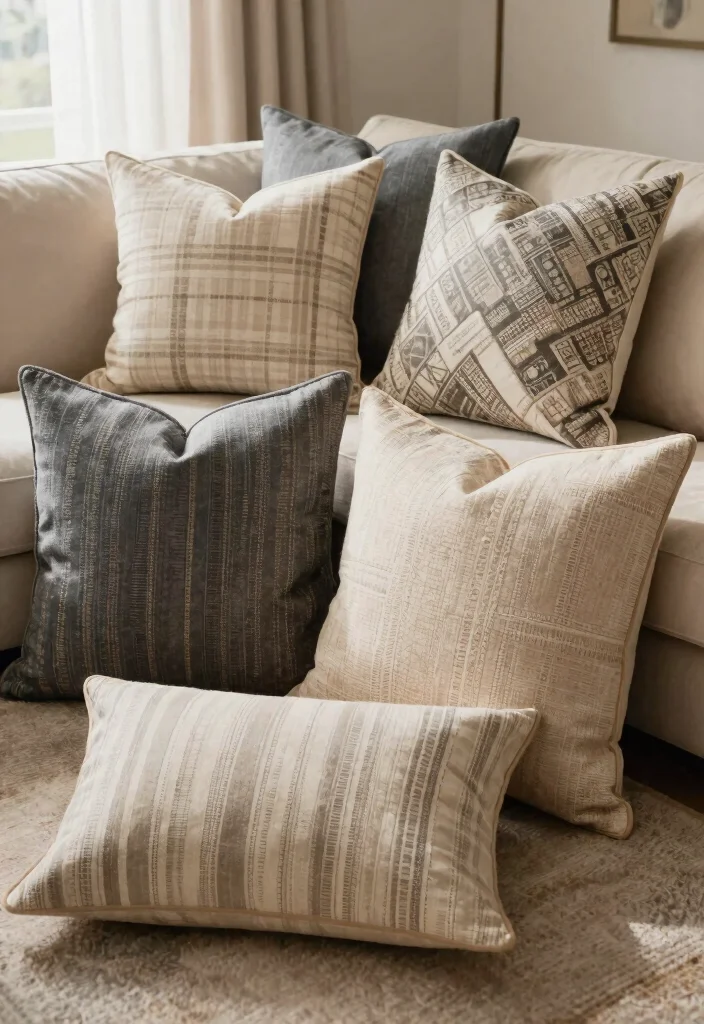 25 Cozy Living Room Accessories to Elevate Your Home’s Atmosphere! - 10. Stylish Throw Pillows 1