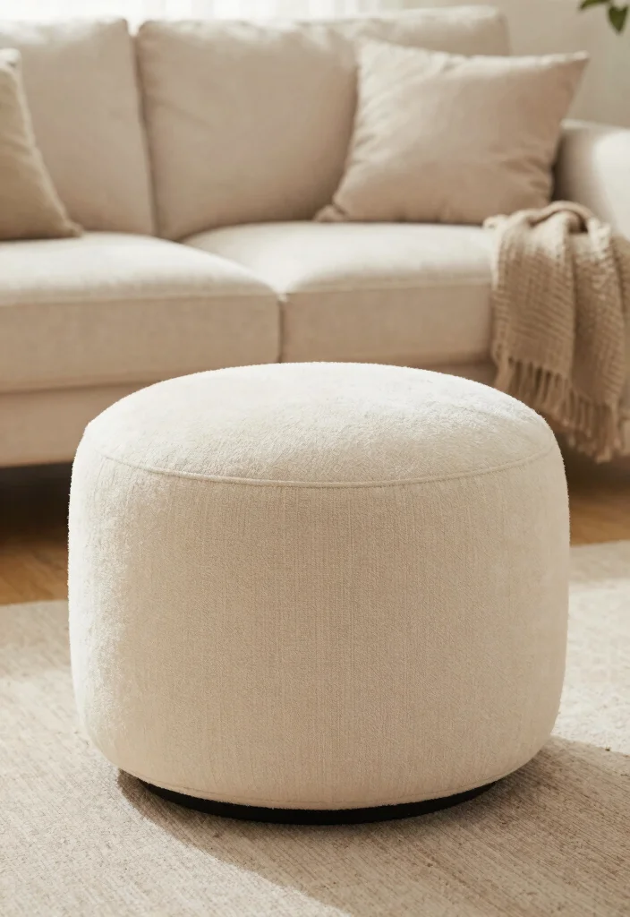 25 Cozy Living Room Accessories to Elevate Your Home’s Atmosphere! - 12. Comfortable Ottomans 1