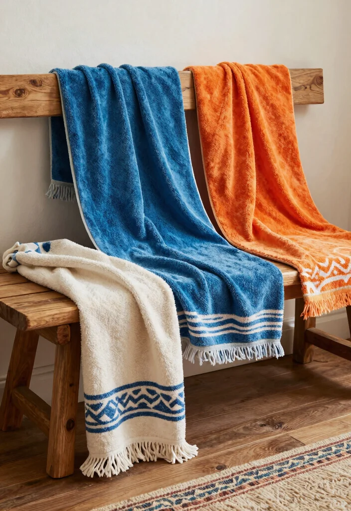 25 Cozy Living Room Accessories to Elevate Your Home’s Atmosphere! - 19. Cozy Beach Towels 1