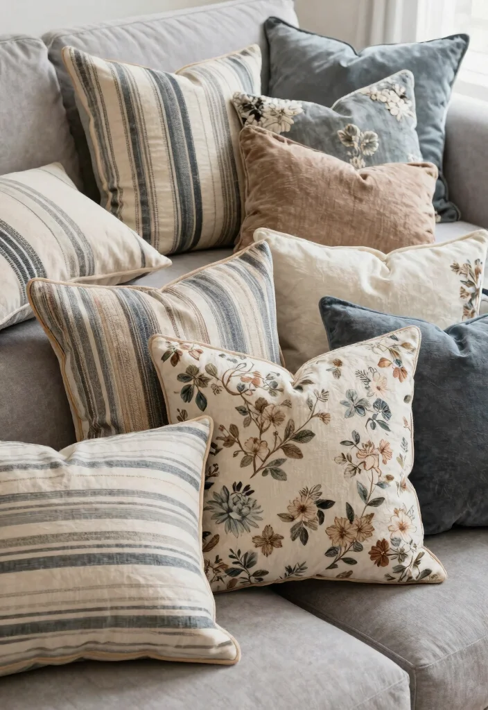 25 Cozy Living Room Accessories to Elevate Your Home’s Atmosphere! - 2. Decorative Pillows 1