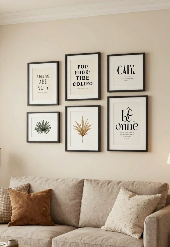 25 Cozy Living Room Accessories to Elevate Your Home’s Atmosphere! - 25. Inspirational Quotes 1