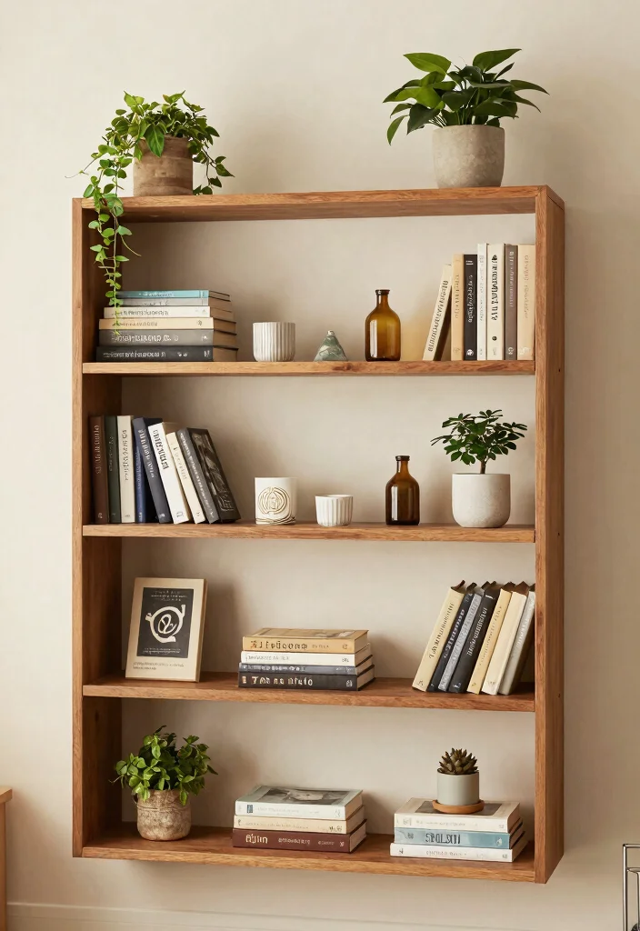 25 Cozy Living Room Accessories to Elevate Your Home’s Atmosphere! - 5. Stylish Shelving 1