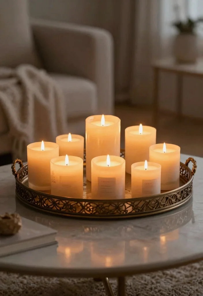 25 Cozy Living Room Accessories to Elevate Your Home’s Atmosphere! - 7. Cozy Candles 1